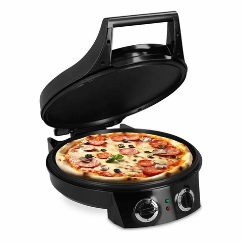 Pizza Maker EléctricoAtma PM903AP 1800W Antiadherente Negro