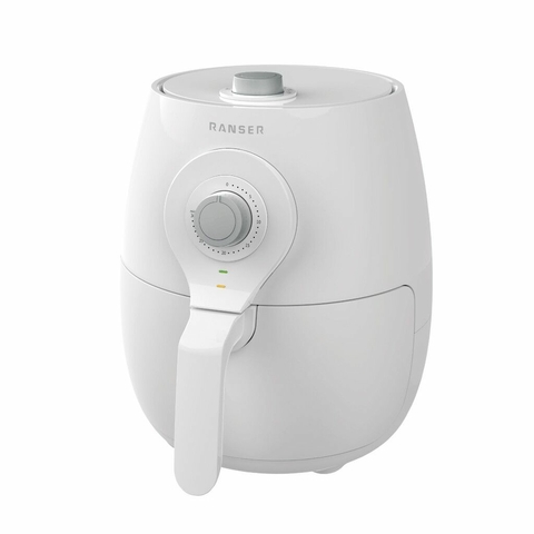 Freidora de Aire Mecanica Ranser AMALFI AF-400 6 Lts 1400W Temp Ajustable Antiadh Blanca