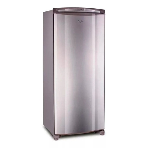 Freezer Vertical Ciclico Whirlpool 231 Lts WVU27K2 Acero inoxidable