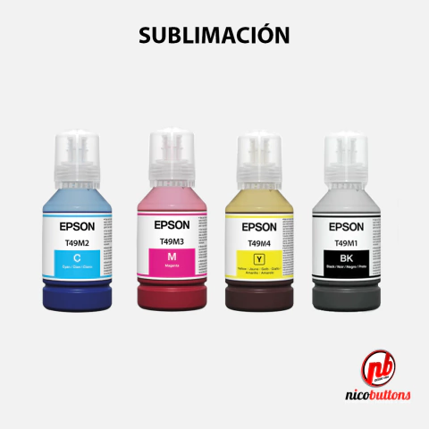 TINTA EPSON JUEGO X 4 CMYK SUBLIMACION ULTRACHROME DS 140 ML