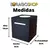Aplique Unidireccional Pared Acero Recto Exterior - comprar online