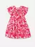 Vestido Off White Floral com Laço - Abelha Mágica