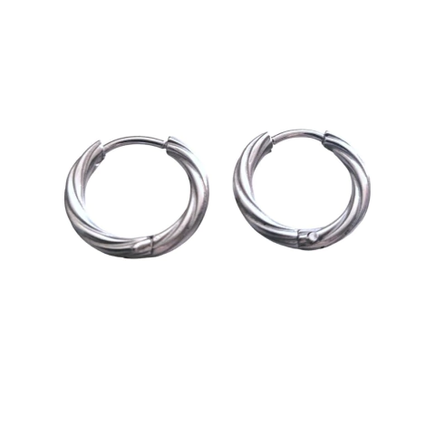 BRINCO ARGOLA DE AÇO TORCIDA