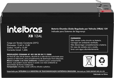 BATERIA VRLA CHUMBO 12V 5,6AH XB 12AL