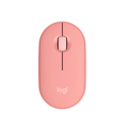 MOUSE SEM FIO LOGITECH PEBBLE MOUSE 2 M350S ROSA 910-007048