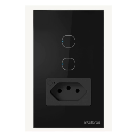 Tomada Inteligente Wi-Fi ETS 2002 Preto