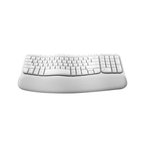 TECLADO SEM FIO LOGITECH WAVE KEYS BRANCO USB LAYOUT US 920-012282