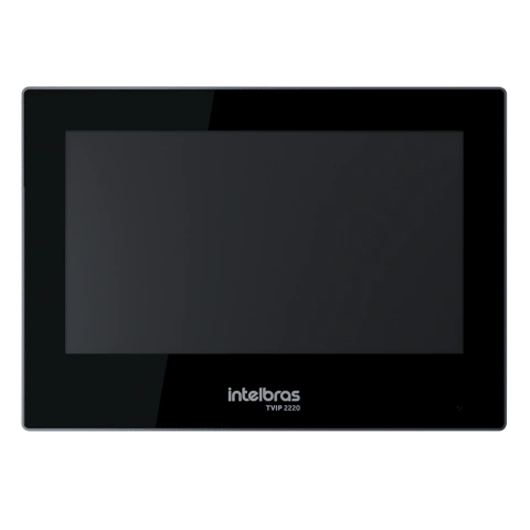 Terminal Interno Video Porteiro TVIP 2220 W PRETO
