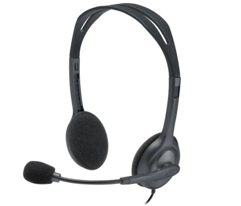 HEADSET COM FIO 3.5MM P2 LOGITECH H111 CINZA 981-000612