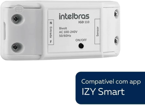 Acionador de Portão Wi-Fi Smart IGD 110 Compatível com Alexa