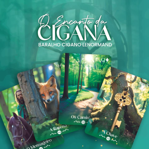 Baralho Cigano Lenormand - Edição O ENCANTO DA CIGANA