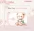 Kit Arquivo Digital Maternidade Baby Clean - Ursinha Rosa