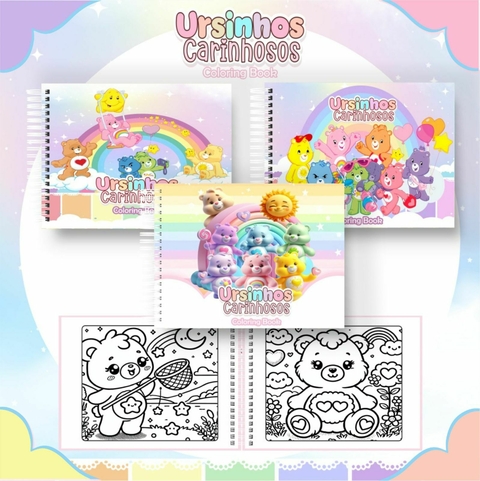 Livro de colorir Ursinhos Carinhosos