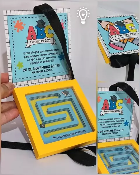 Caixa Convite Labirinto – ABC Formartura