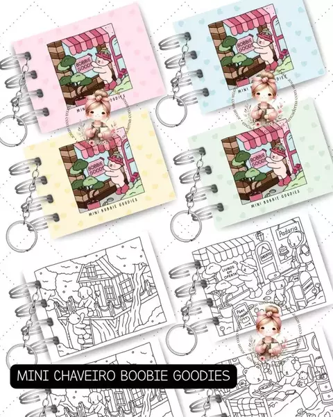 Arquivo Digital Chaveiro Bobbie Goods - Encaderna com Amor