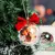Porta bolinha de natal acrílica 6,2cm