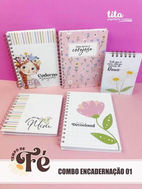 Tempo de Fé - Combo Encadernação 01 - Tita - comprar online