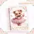 Ursinha Realista Floral Livro e Caderneta do Bebê - comprar online