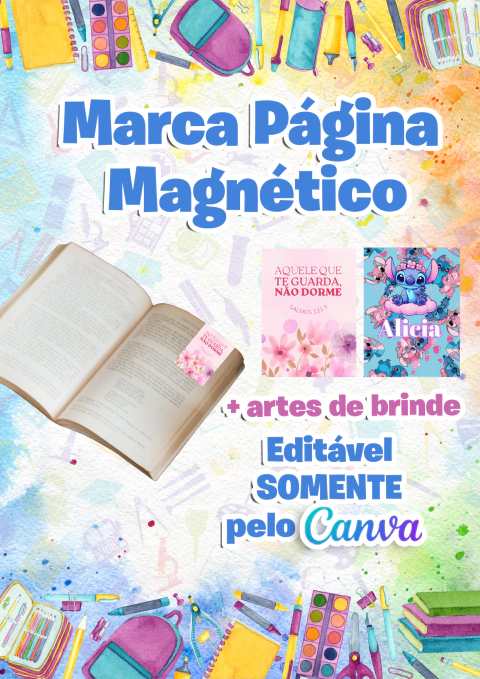 Molde para Marca Página Magnético