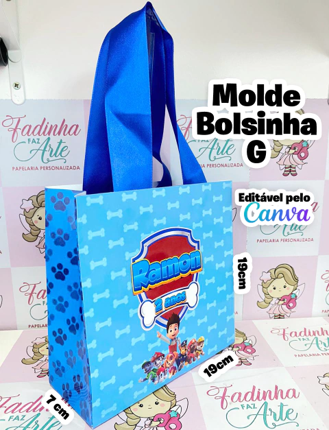 Molde Bolsinha G 19x19x7cm