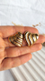 Aros Amelia acero dorado - comprar online