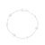 Pulseira Bola 3mm e 5mm Lisa Prata 925