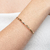 Pulseira Bracelete Torcido Folheado a Ouro 18k - comprar online