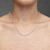 Colar Riviera 2mm Folheado a Ouro 18k - comprar online
