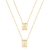 Colar Escapulário com Zircônia Folheado a Ouro 18k
