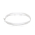 Pulseira Bracelete Oval Fecho Trava Prata 925