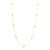 Colar de Bola 5mm Lisa Folheado a Ouro 18k