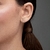 Brinco Retangular com Micro Zirconias Folheado a Ouro 18k - comprar online