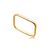 Anel Quadrado Folheado a Ouro 18k - comprar online