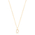 Colar Letra Pequena Com Micro Zircônias Folheado a Ouro 18k - JOIAS AGAU