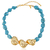 Colar Concha Gold Turquesa - comprar online