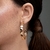 Brinco de Argola Moedas Pequenas Folheado a Ouro 18k - comprar online