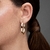 Brinco de Argola Articulada Oval Grande Folheado a Ouro 18k - comprar online