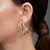 Brinco Três Argolas Lisa G Folheado a Ouro 18k - comprar online