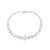 Pulseira com Zircônia Cravejada Prata 925