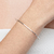 Pulseira Bracelete Liso Fecho Trava Prata 925 - comprar online