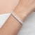 Pulseira Zircônia Quadrada e Micro Zircônia Prata 925 - comprar online