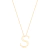 Colar Letra Grande Folheado a Ouro 18k - JOIAS AGAU