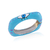 Bracelete Esmaltado Azul De Olho Grego Quadrado
