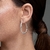Brinco de Argola Elo com Zirconia Prata 925 - comprar online