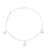 Pulseira Coração Dobrado Prata 925