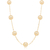 Colar de Bola 10mm Fosca Folheado a Ouro 18k
