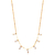 Colar Com Micro Zircônias Folheado a Ouro 18k