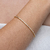 Pulseira Zircônia Redonda 3mm - comprar online