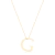 Colar Letra Grande Folheado a Ouro 18k