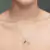 Colar Letra Grande Folheado a Ouro 18k - JOIAS AGAU